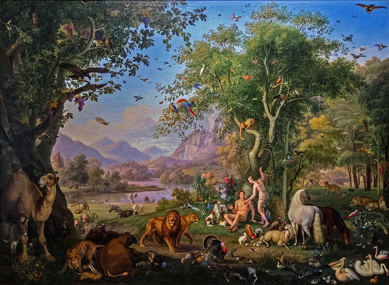 Adamo ed Eva nel Paradiso Terrestre - Musei Vaticani, Pinacoteca